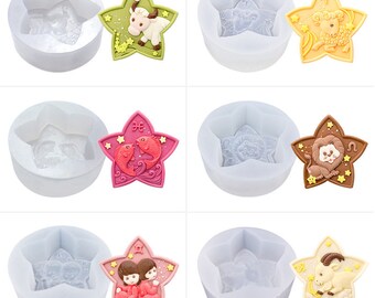 Constellation Silicone mould Jelly, Chocolate, Mousse Cake, DIY Soap, Candle