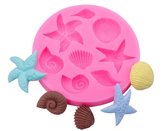 Seashell Silicone Mould Chocolate Fondant DIY Craft Tools