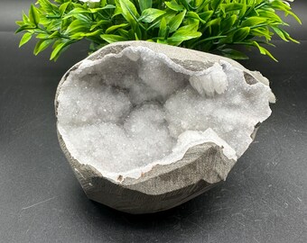 Apophyllite Geode / Natural Apophyllite / Healing Crystal