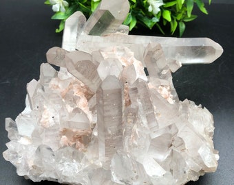 Quartz Crystal Cluster / Natural Quartz Cluster / Healing Crystal