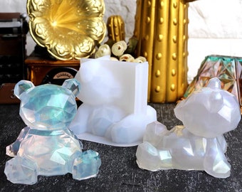 Geometric Bear Phone Holder Mould