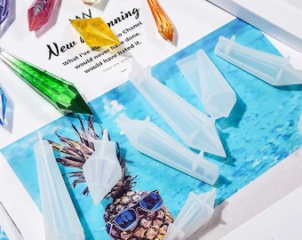 Set of 5 Jewelry Pendant Resin Mould