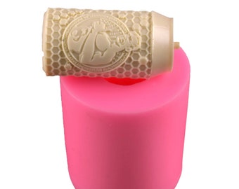 Small Drink Canister Silicone Mould  Fondant Chocolate DIY Craft Soap Plaster Candle