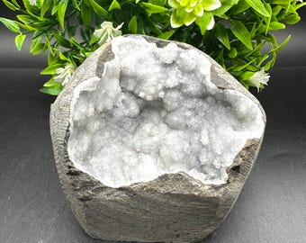 Apophyllite Geode / Natural Apophyllite / Healing Crystal