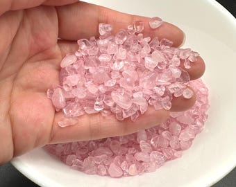 240g Rose Quartz Chips