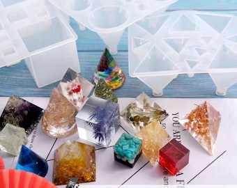 Square/Pyramid/Cone/Triangular Pyramid Resin Silicone Mould