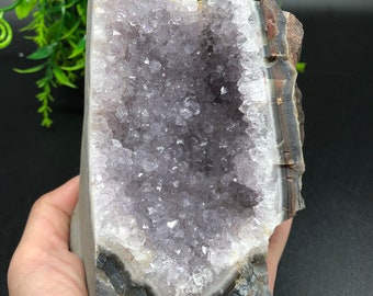 Amethyst Cluster / Amethyst Geode / Natural Crystal / Healing Crystal
