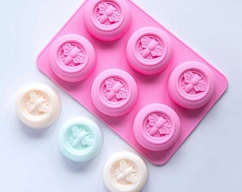 6 Cavity Honeycomb Silicone Mould Chocolate Jelly Pudding DIY Craft Soap