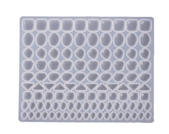 Mixed Shape Mosaic Filler Mould / Earring Mould / Resin Mould