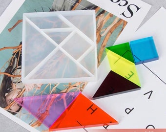 Tangram Puzzle Resin Mould DIY Craft