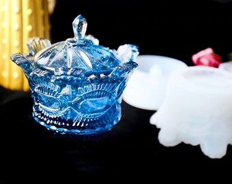 Crown Storage Box, Jewelry Box, Container Resin Mould