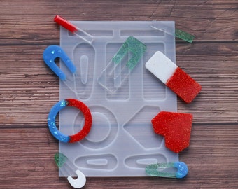Hair Clip Resin Mould DIY Craft