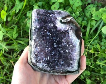 Amethyst Cluster / Natural Crystal / Healing Crystal / Purple Crystal