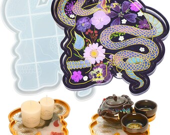 Snake Skull Tray Resin Mould DIY Craft