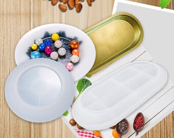 Oval / Round Dish Plate Tray Resin Mould