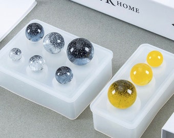 3D Balls Resin Silicone Mould DIY Craft Decor Jewelry Pendant