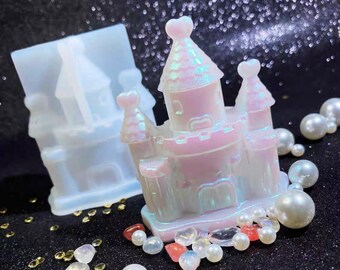 3D Castle Resin Mould DIY Craft Decor