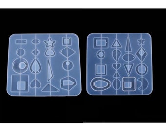 Earring Jewelry Pendant Resin Mould DIY Craft
