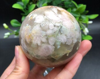 Flower Agate Sphere
