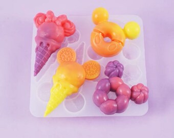 Mickey Mouse Ice Cream Resin Mould