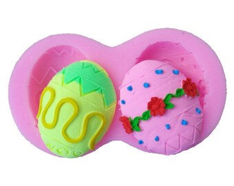 Easter Eggs Silicone Mould Chocolate Fondant  DIY Craft