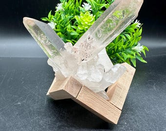 Clear Quartz Cluster / Clear Quartz Crystal / Natural Quartz Cluster / Healing Crystal