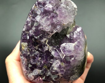 Amethyst Cluster / Natural Crystal / Healing Crystal / Purple Crystal