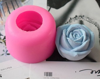 3D Rose Silicone Mould for Fondant, Jelly, Chocolate, Mousse Cake, DIY soap, Candle