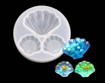 Shell Shape Resin Silicone Mould for Jewelry, Pendant, DIY craft