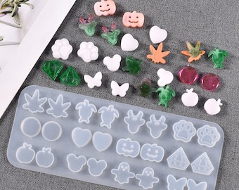 Mixed Shape Earring Resin Mould