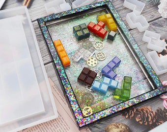 Tetris/ Rectangle Tray Resin Mould DIY Craft