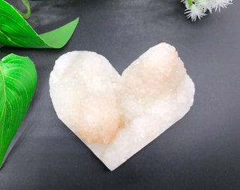 Heart Shape Apophyllite Cluster / Natural Apophyllite Cluster