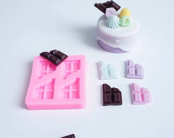 Chocolate Shape Silicone Mould for Chocolate, Fondant, DIY Craft, Candle, Soap, Polymer Clay, Gypsum Diffuser
