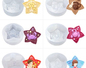 Constellations Silicone Mould For Fondant, Jelly, Chocolate, Mousse Cake, DIY Soap, Candle