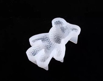 Diamond Bear Resin Mould, DIY making craft, decor, key charm