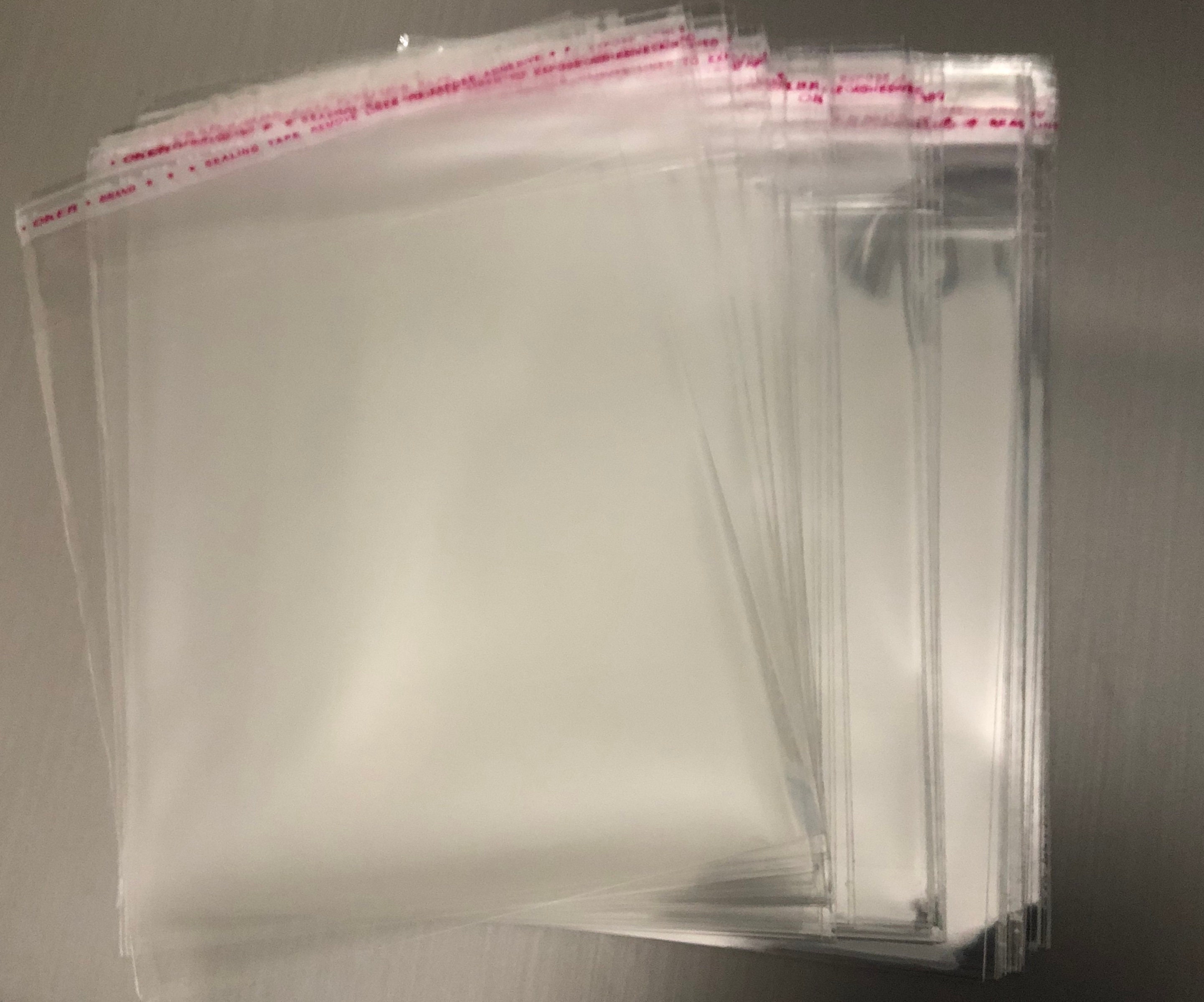 144pcs Peel & Seal Cellophane Bags 16cm X 12cm Multipurpose Etsy