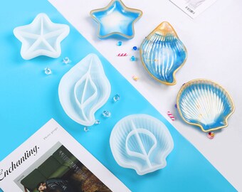 Star Shell Plate Resin Silicone Mould DIY Craft