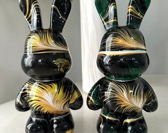 Handmade Decorated Rabbit, Figurine , Home Decor