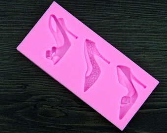 High Heels Silicone Mould for Chocolate, Fondant, DIY Craft, Polymer Clay, Crystal Epoxy, Gypsum Diffuser