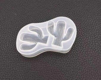 Cactus Resin Mould DIY Jewelry Pendant Keychain