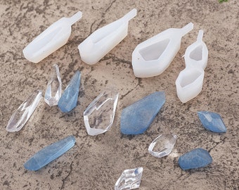 4pcs Pendant Resin Silicone Mould DIY Craft Jewelry Tool Pendant