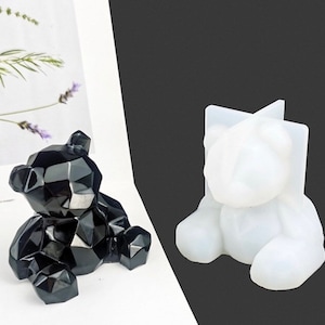 3D Bear Resin Silicone Mould DIY Craft, Decor, Key Charm