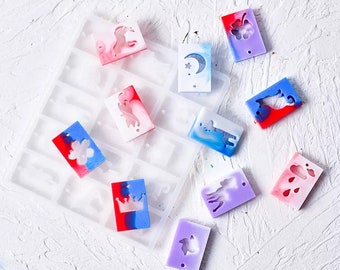 Animal Pendant Resin Mould DIY Jewelry