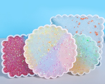 Wave Coaster Tray Resin Mould