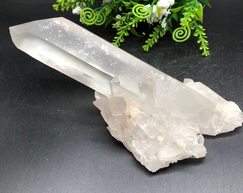 Quartz Crystal Cluster / Natural Quartz Cluster / Healing Crystal