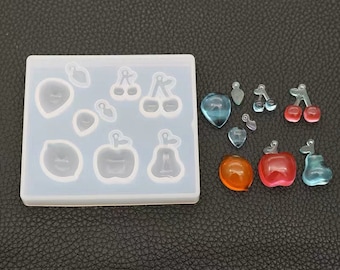Fruit Earring Jewelry Resin Mould DIY Craft