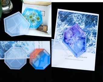 Coaster Tray Resin Mould DIY Craft