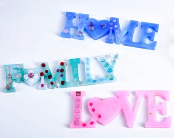 Home/Love/Family Resin Mould DIY Craft