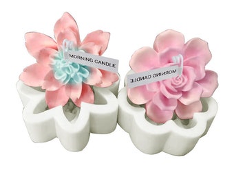 3D Flower Silicone Mould Chocolate, Fondant, Jelly, DIY Craft, Candle, Soap, Polymer Clay, Gypsum Diffuser