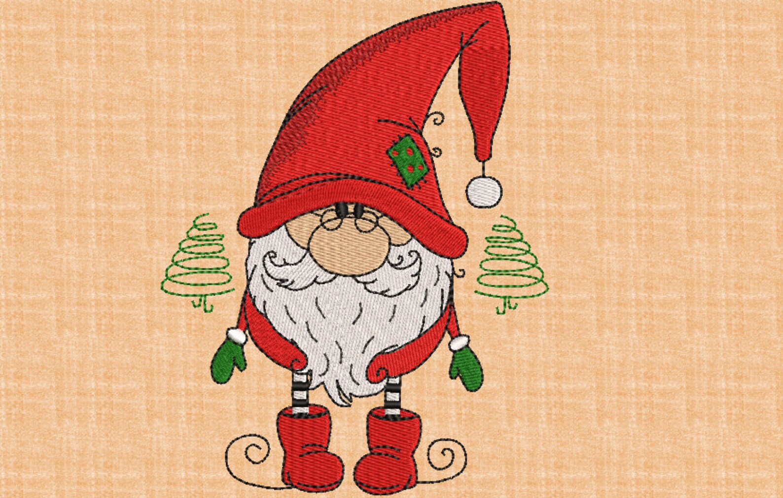 Christmas cute gnome embroidery design machine embroidery  etsy Christmas cute gnome embroidery design machine embroidery  etsy